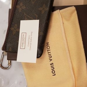 Louis Vuitton Monogram Coin Purse Key Chain